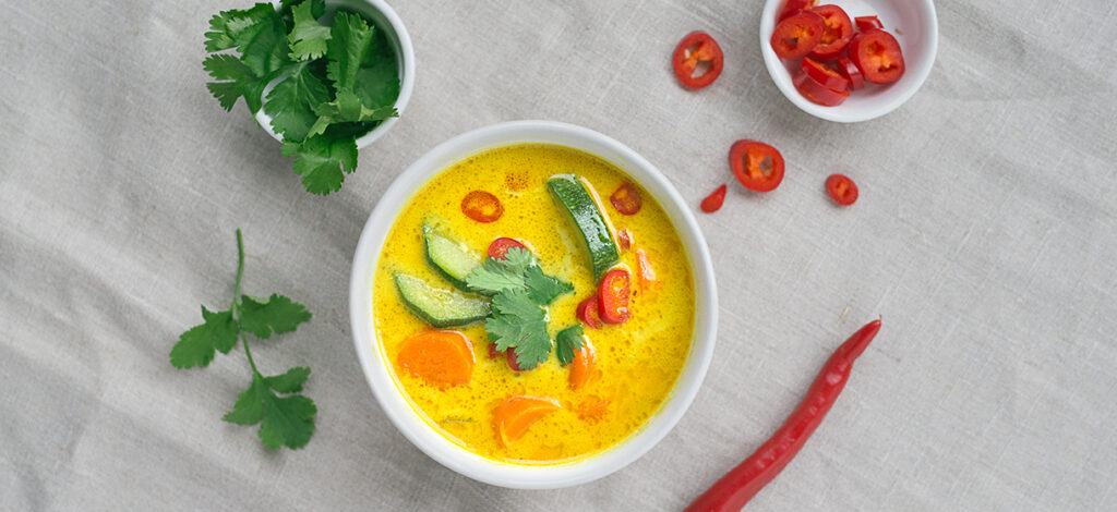 Soupe curry-coco