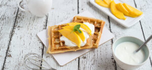Gaufres coco mangue