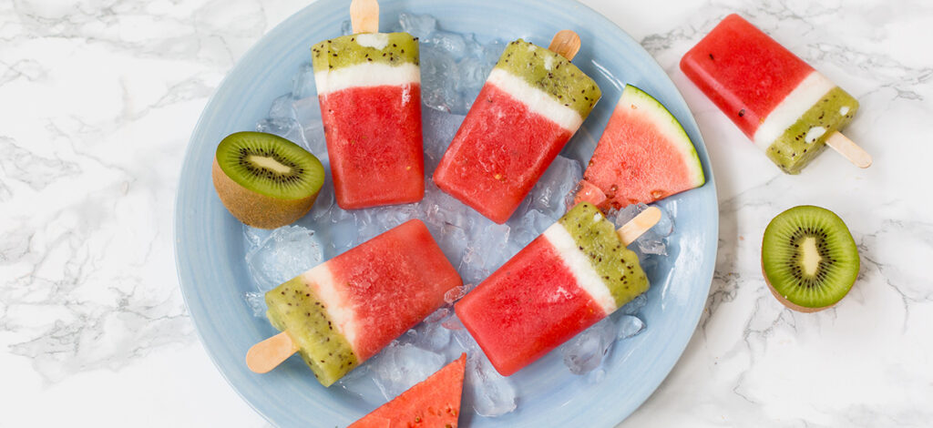Ice pops pastèque
