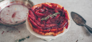Tarte tatin aux prunes