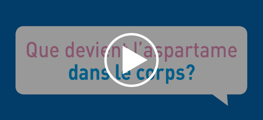 Que devient l’aspartame dans le corps?