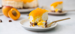 Cheesecake vegan aux abricots